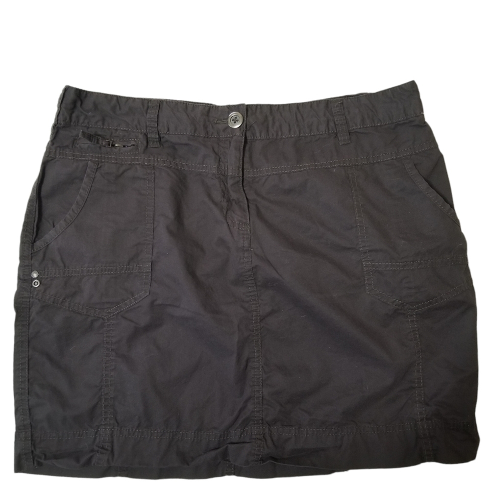 Dalia Collection Cotton Brown Skirt Size 12